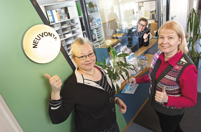 Jämsässä henkilöstö kehitti itse toimistopalveluita